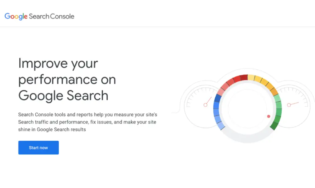 Performance of search console