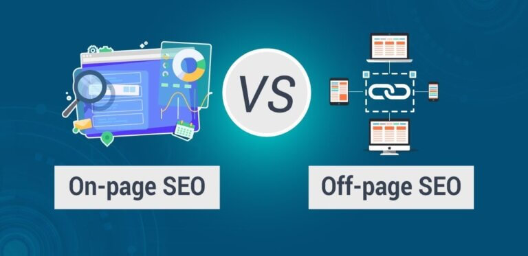 seo on page and off page